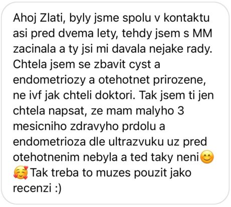 Cysty a endometrióza a otěhotnění